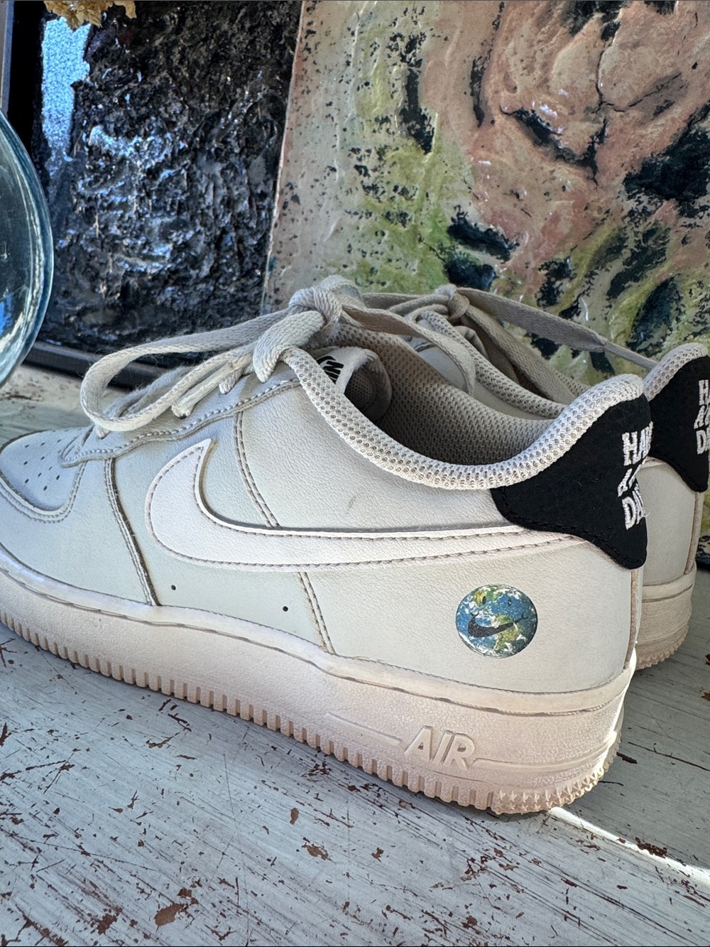 5Y Nike Kids' Air Force 1 Low - Blue gray/White